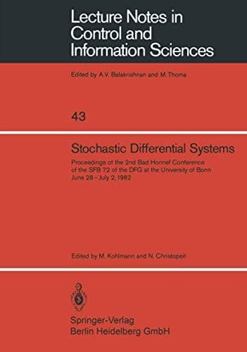 Tapa de Stochastic differential systems