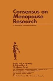 Tapa de Consensus on Menopause Research