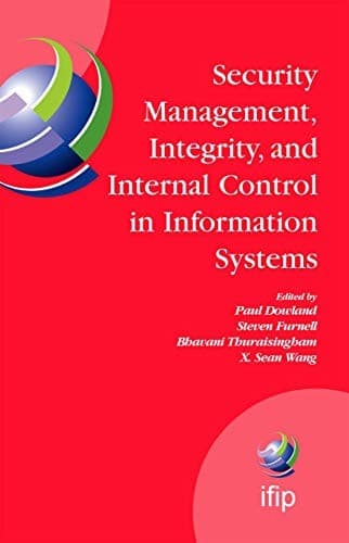 Tapa de Security Management, Integrity, and Internal Control in Information Systems