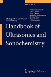 Tapa de Handbook of Ultrasonics and Sonochemistry