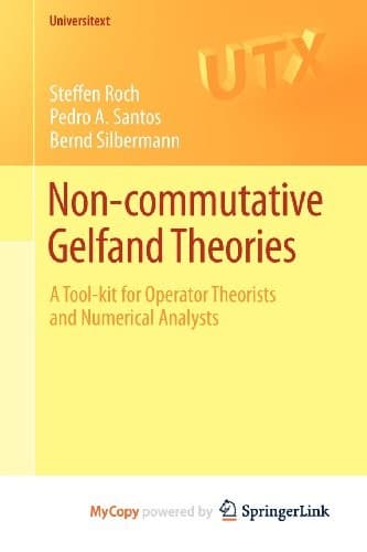 Tapa de Non-commutative Gelfand Theories