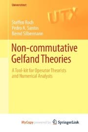 Tapa de Non-commutative Gelfand Theories