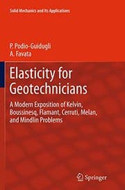 Tapa de Elasticity for Geotechnicians