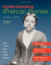 Tapa de Understanding The American Promise, Volume 1 : To 1877