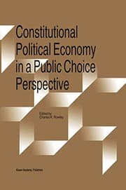 Tapa de Constitutional Political Economy in a Public Choice Perspective
