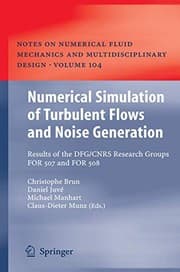 Tapa de Numerical Simulation of Turbulent Flows and Noise Generation