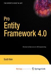 Tapa de Pro Entity Framework 4.0