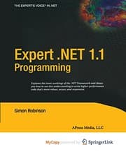 Tapa de Expert .NET 1.1 Programming