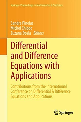 Tapa de Differential and Difference Equations with Applications