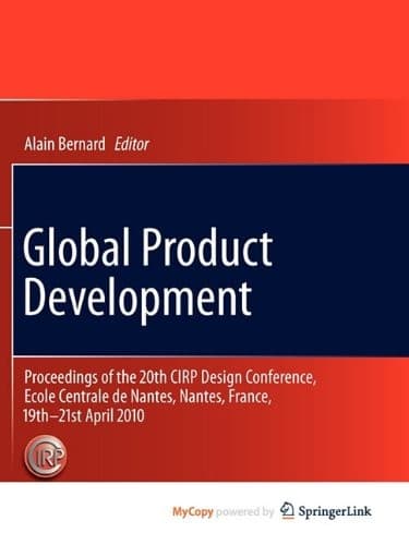 Tapa de Global Product Development