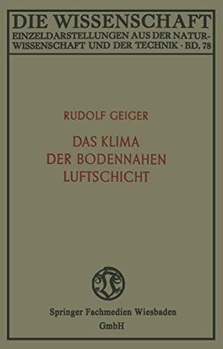 Tapa de Das Klima der bodennahen Luftschicht