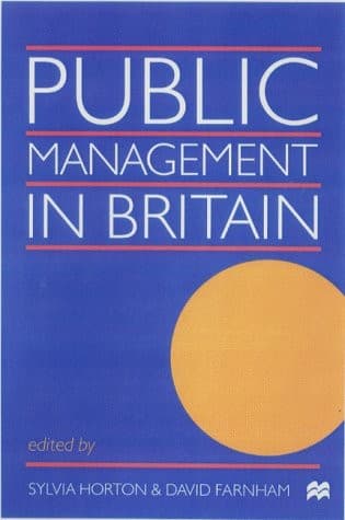 Tapa de Public Management in Britain