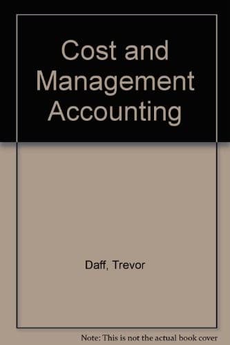 Tapa de Cost and management accounting