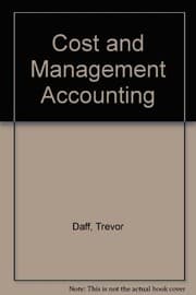 Tapa de Cost and management accounting
