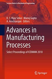 Tapa de Advances in Manufacturing Processes