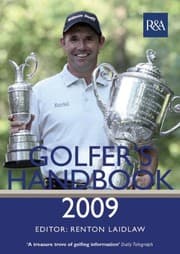 Tapa de The R&A Golfer's Handbook 2009