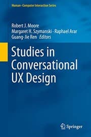 Tapa de Studies in Conversational UX Design