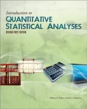 Tapa de Introduction to Quantitative Statistical Analyses