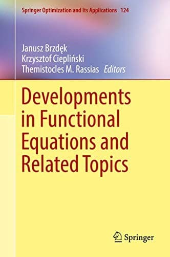 Tapa de Developments in Functional Equations and Related Topics