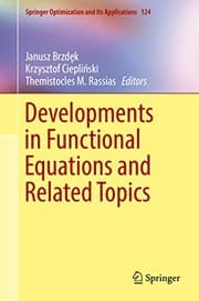 Tapa de Developments in Functional Equations and Related Topics
