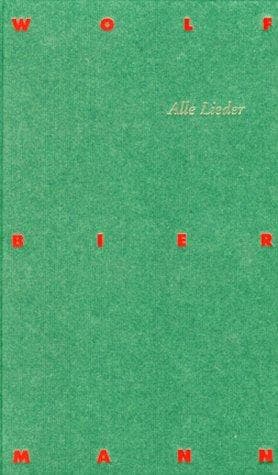 Tapa de Alle Lieder