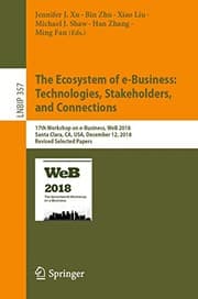 Tapa de The Ecosystem of e-Business : Technologies, Stakeholders, and Connections