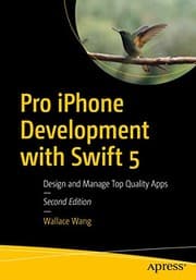 Tapa de Pro iPhone Development with Swift 5