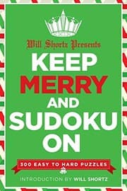 Tapa de WILL SHORTZ PRESENTS KEEP MERRY AND SUDOKU ON