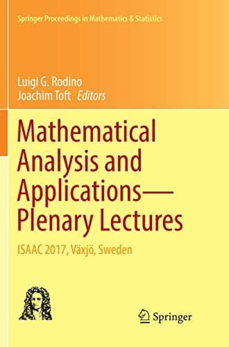 Tapa de Mathematical Analysis and Applications—Plenary Lectures