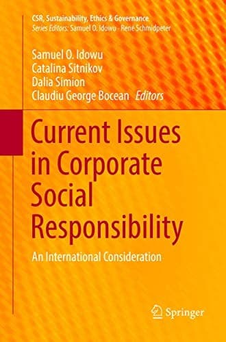 Tapa de Current Issues in Corporate Social Responsibility