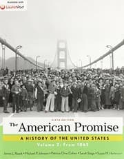 Tapa de American Promise 6e V2 & LaunchPad for The American Promise and Value Edition 6e