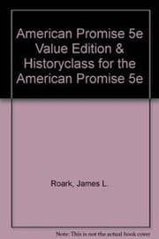 Tapa de American Promise 5e Value Edition & HistoryClass for The American Promise 5e