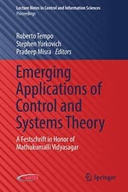 Tapa de Emerging Applications of Control and Systems Theory