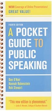 Tapa de Pocket Guide to Public Speaking 4e & SpeechClass Solo