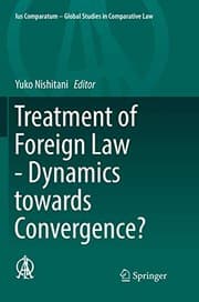 Tapa de Treatment of Foreign Law - Dynamics towards Convergence?