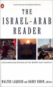 Tapa de The Israel-Arab reader