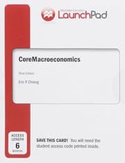 Tapa de LaunchPad for Chiang's Core Macroeconomics