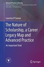 Tapa de The Nature of Scholarship, a Career Legacy Map and Advanced Practice