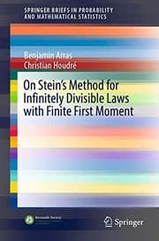 Tapa de On Stein's Method for Infinitely Divisible Laws with Finite First Moment
