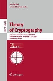 Tapa de Theory of Cryptography