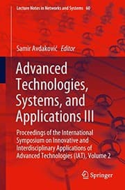 Tapa de Advanced Technologies, Systems, and Applications III