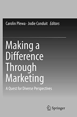 Tapa de Making a Difference Through Marketing
