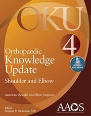 Tapa de Orthopaedic Knowledge Update : Shoulder and Elbow 4