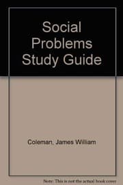 Tapa de Study Guide for Social Problems