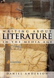 Tapa de Writing About Literature in the Media Age