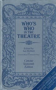 Tapa de Who's Who in the Theatre