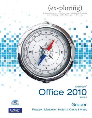 Tapa de Exploring Microsoft Office 2010 Brief