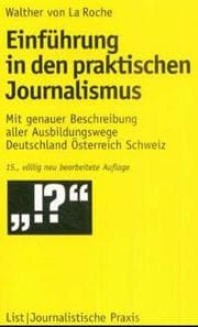 Tapa de Einführung in den praktischen Journalismus