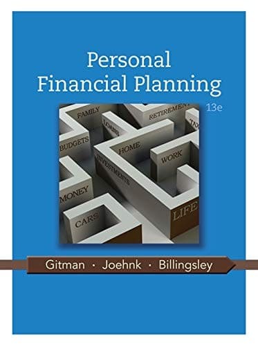 Tapa de Personal Financial Planning