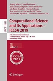 Tapa de Computational Science and Its Applications – ICCSA 2019